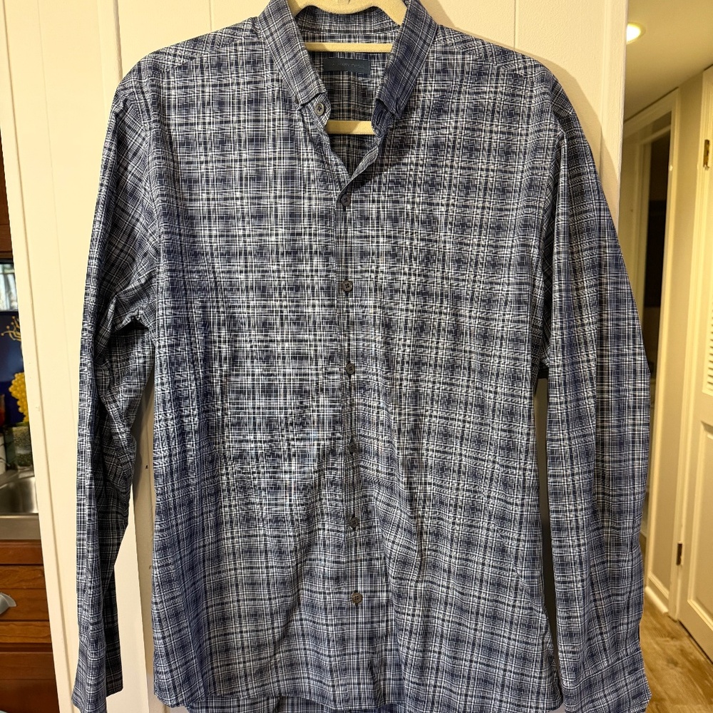 Zachary Prell plaid shirt - size L